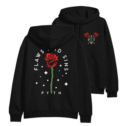 Unisex Rose Hoodie