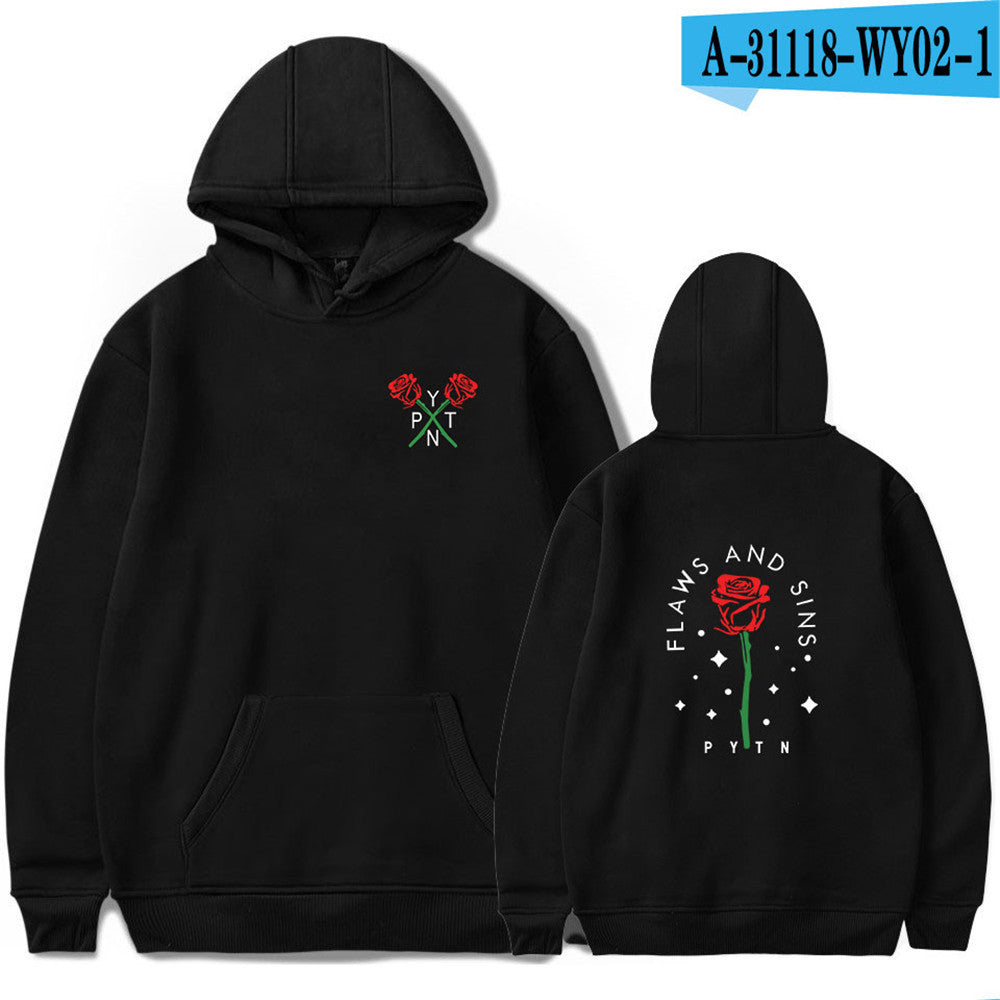 Unisex Rose Hoodie