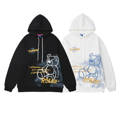 Bear Graphic  Hoodie